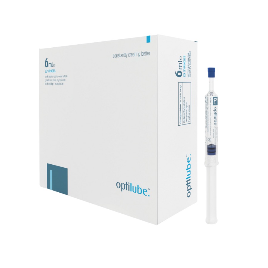 Optilube Lubricante Esteril en Jeringa Precargadas 6 ml