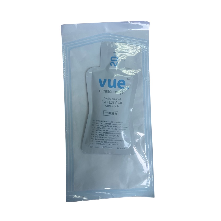 Vue Gel Ultrasonido Esteril en Sachet 20 gr.