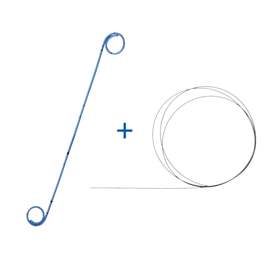 Catéter Ureteral Doble J 4.7 CH X 24 CM + Guía