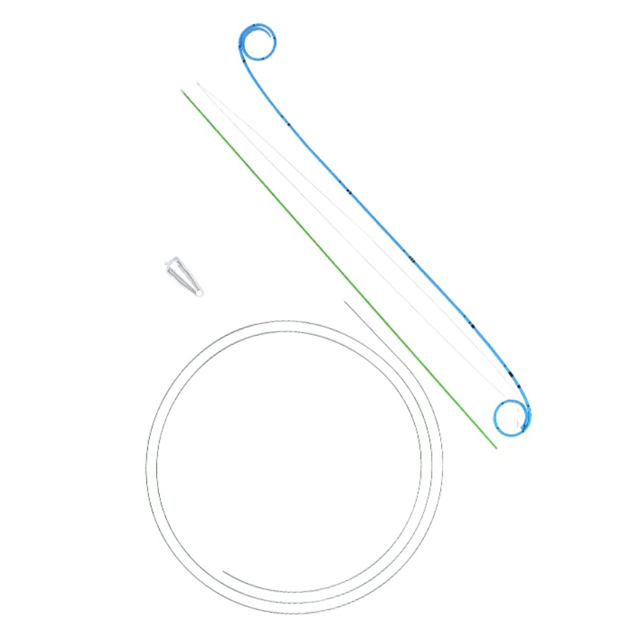 Catéter Ureteral Doble J 4.7 CH X 26 CM + Guía