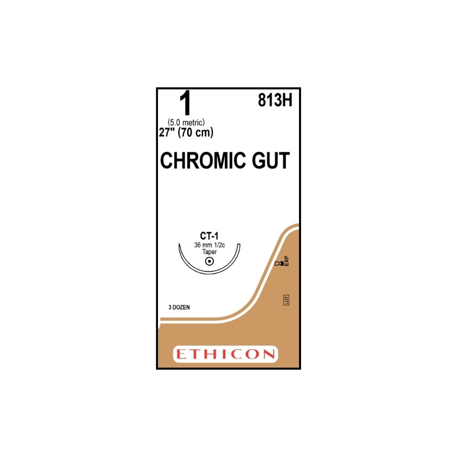 CATGUT CROMICO 1 (CT1) 70 CM CIERRE