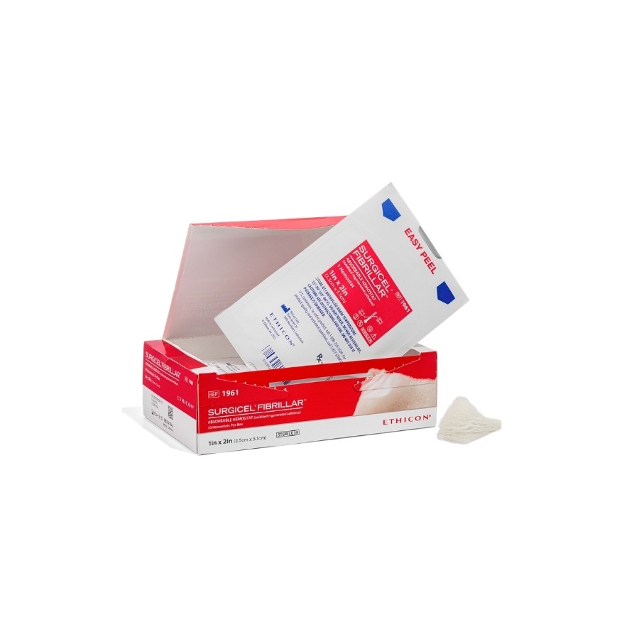 SURGICEL FIBRILLAR HEMOSTATICO ABS 2.5 X 5.1 CM (1X2)