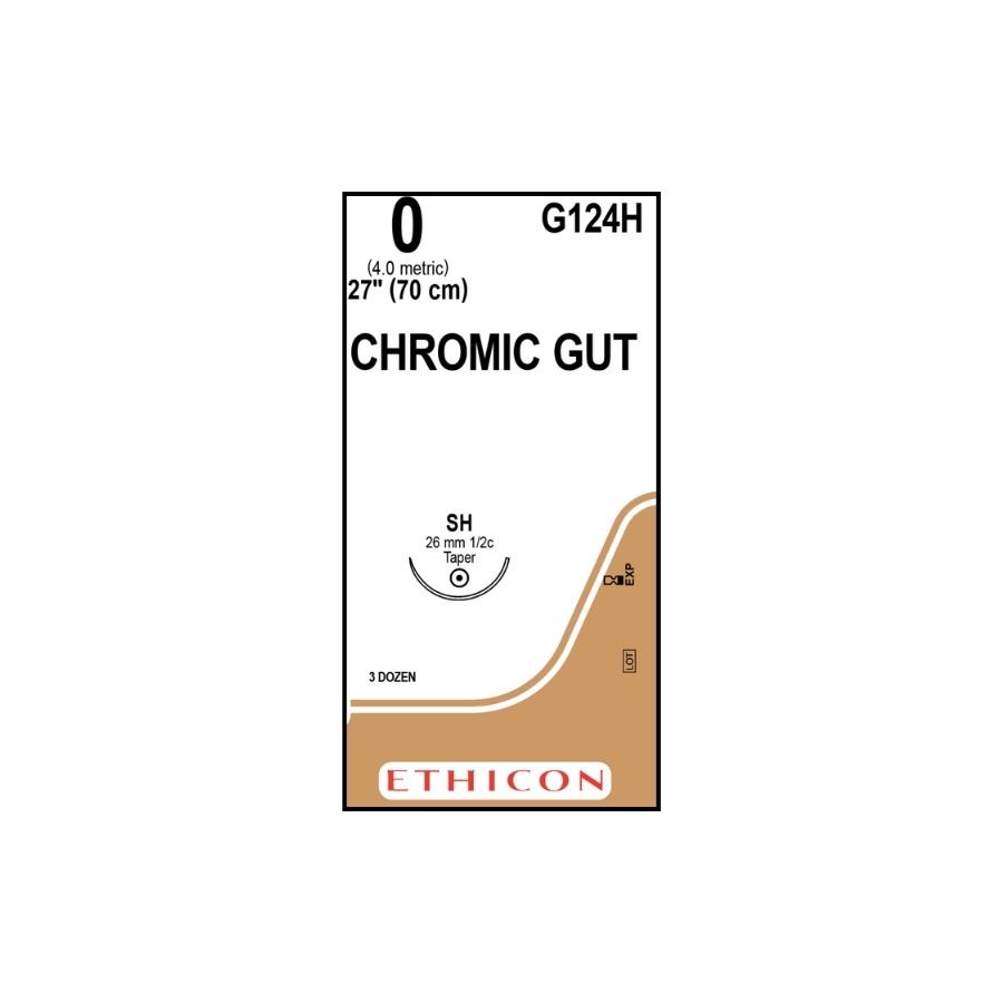 CATGUT CROMICO 0 (SH) 70 CM GASTRO
