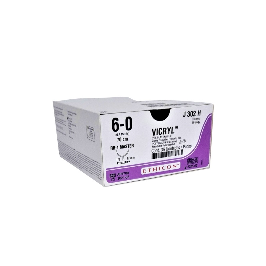 VICRYL VIOLETA TRENZADO 6-0 (RB1)