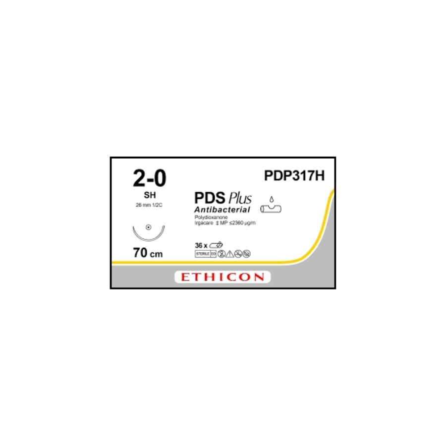 PDS II PLUS VIOLETA MONOF 2-0 (SH) GASTRO