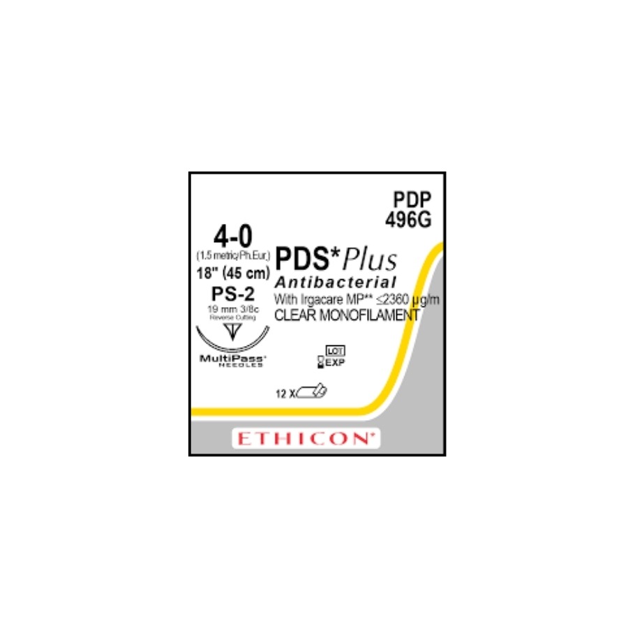 PDS II PLUS INCOLORO MONOF 4-0 (PS2) PLASTICA