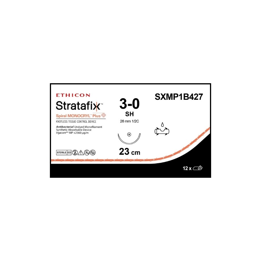 STRATAFIX MONOCRYL PLUS 3-0 (SH) 20 CM